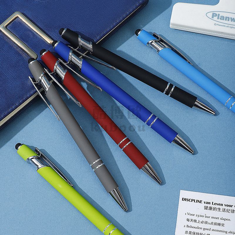 Wholesale Metal Press Aluminum Rod Capacitive Touch Screen Meiji Ballpoint Pen