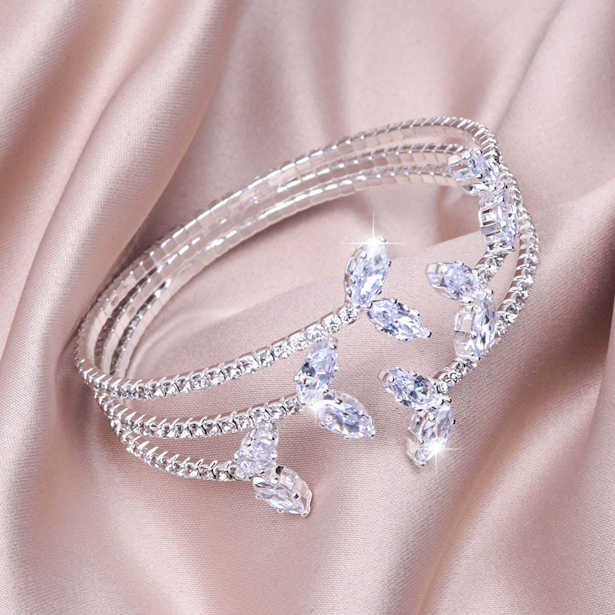 Wholesale  rhinestone stretch bracelet