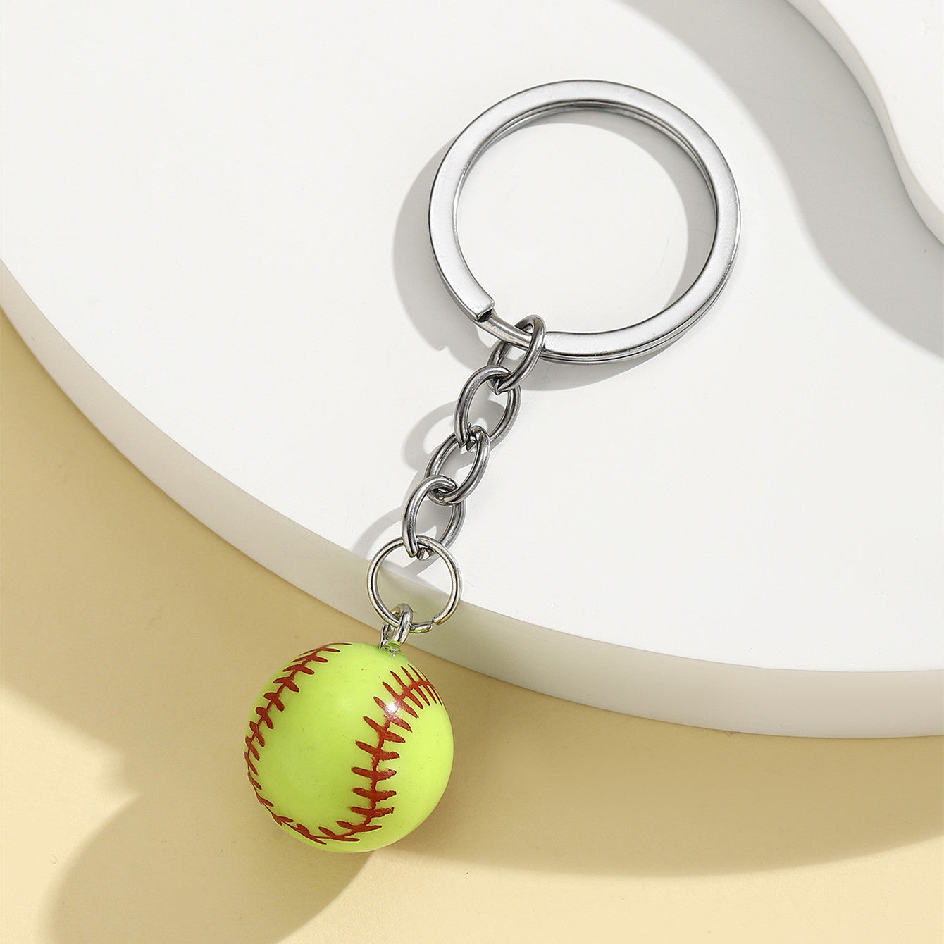 Wholesale 3D Stereo Sports Football Baseball Softball Keychain