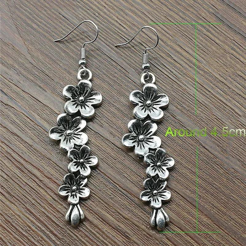 Wholesale Vintage Daisy Earrings  Bohemian Style Elegant Fashion Jewelry