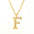 Wholesale  titanium steel diamond letter necklace English clavicle chain