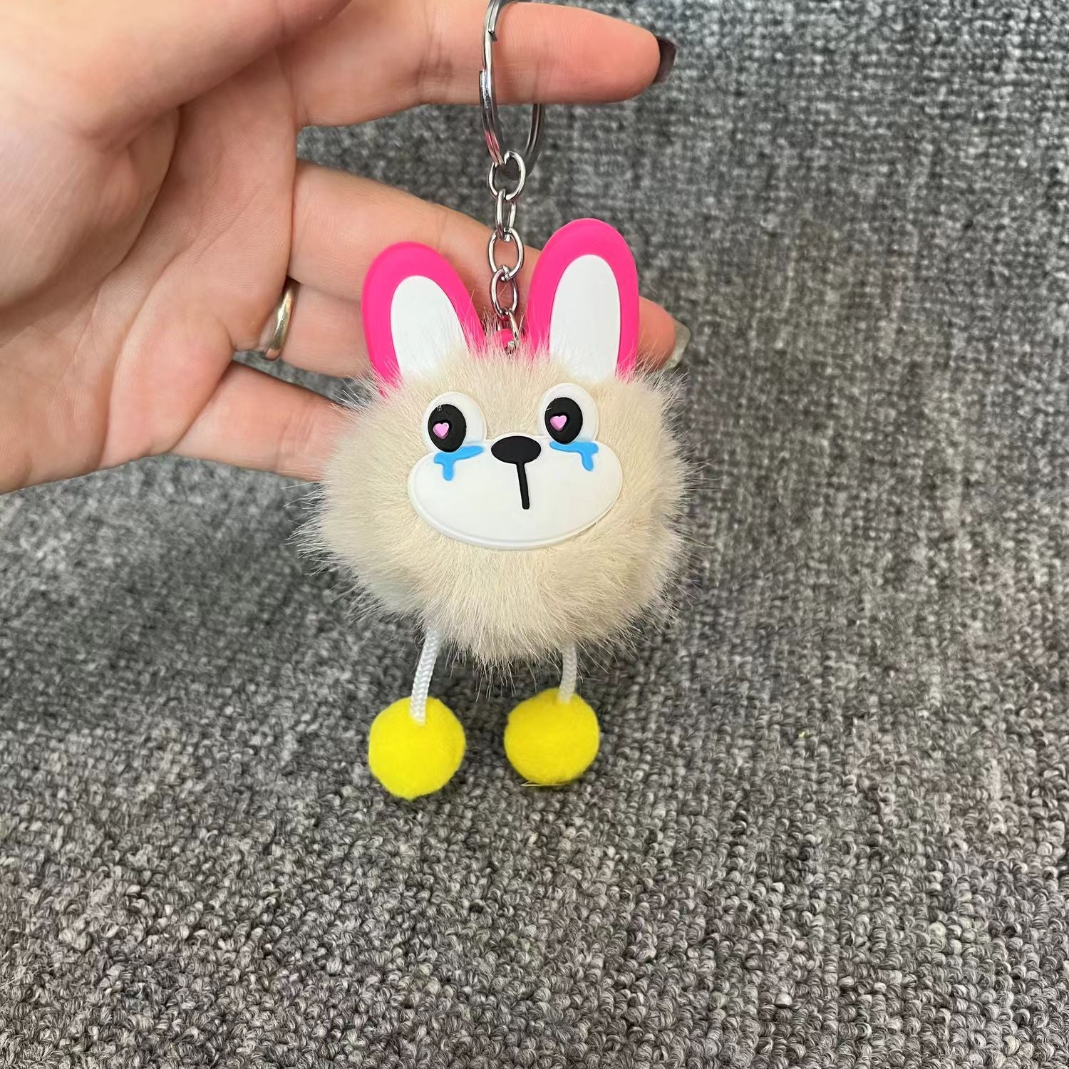 Wholesale Rabbit Plush Pendant Keychains ACC-KC-ChenChen001