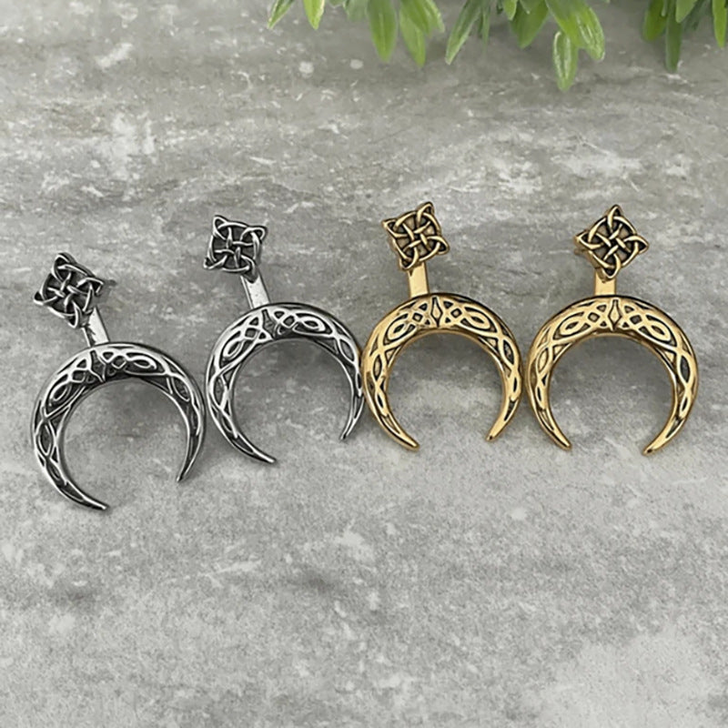 Wholesale Retro Creative  Moon Fashion  Earring