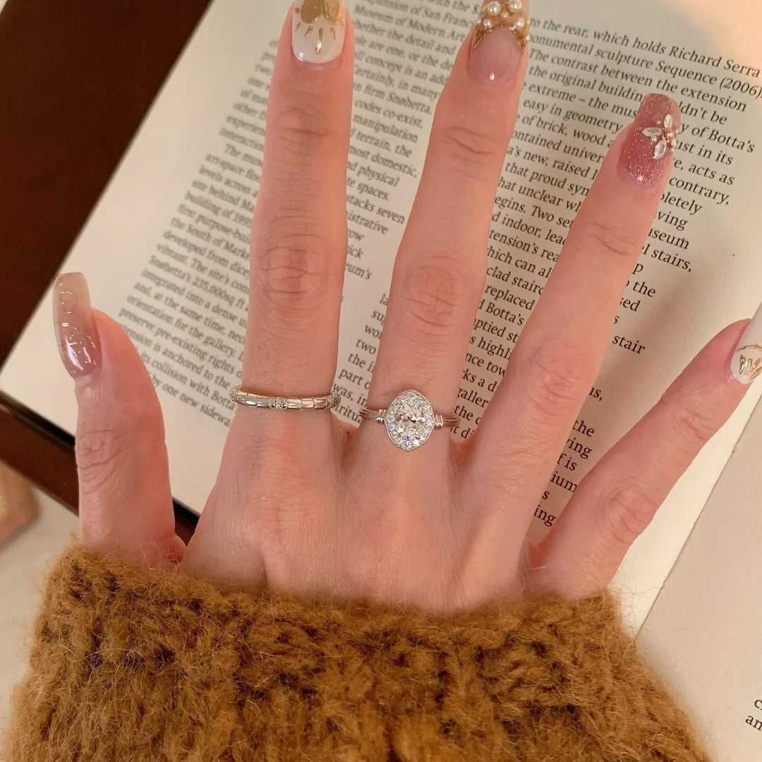 Wholesale Vigilante Oversized Diamond Stacking Ring