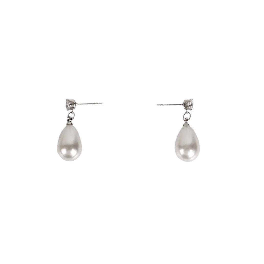 Wholesale Water Drop Pearl Earrings Retro Elegant  Pearl Small Earrings