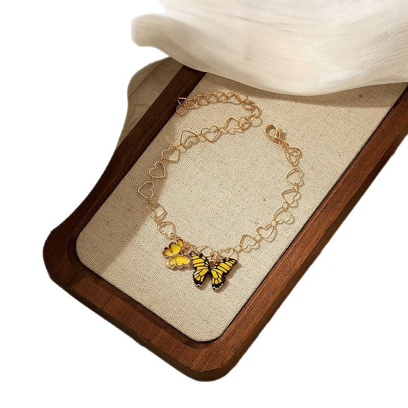 Wholesale Butterfly Heart Bracelet