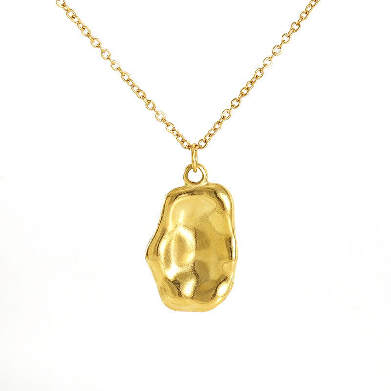 Wholesale Stainless Steel Rose Necklace Shell Titanium Steel Clavicle Chain Choker Necklace ACC-NE-ZhongXin002