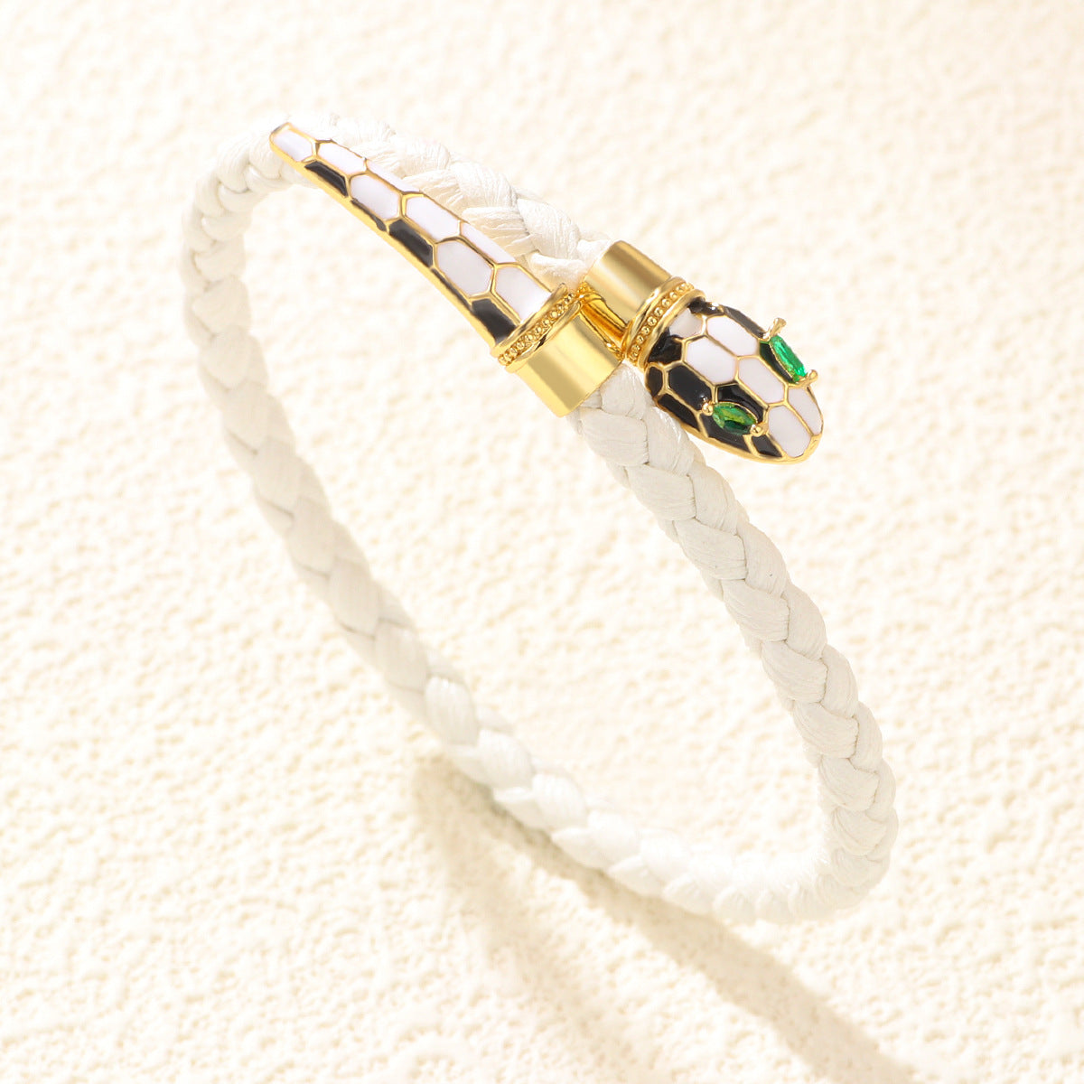 Wholesale Braided Snake Rhinestone Bracelet