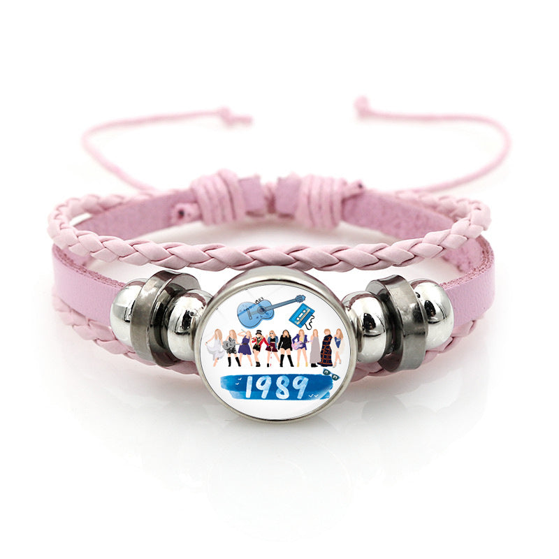 Wholesale Music Star Jewelry Pink Bracelet ACC-BT-JiaYun005