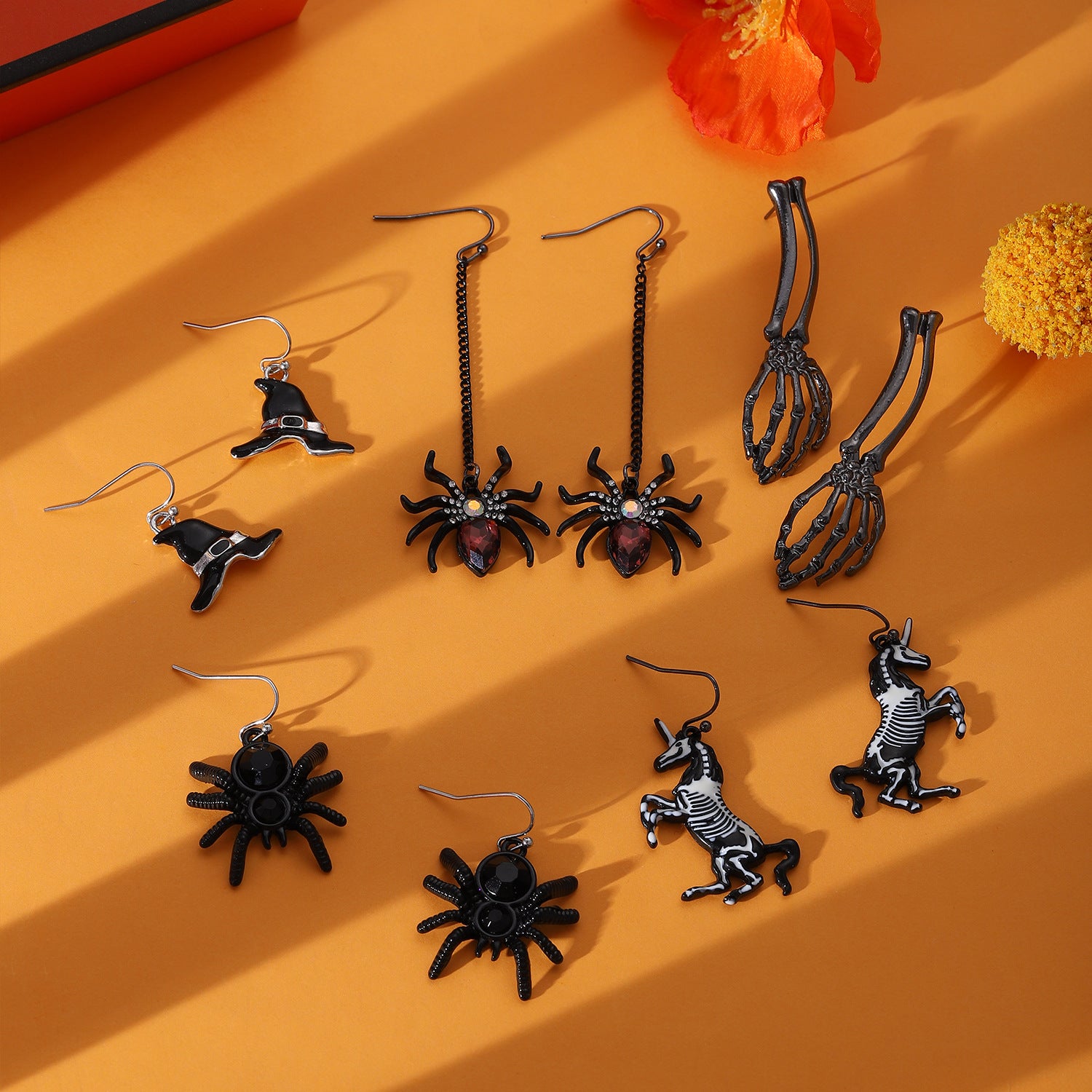 Wholesale  Pumpkin Skull Earrings for Party Wear Fashion Jewelry Accessory