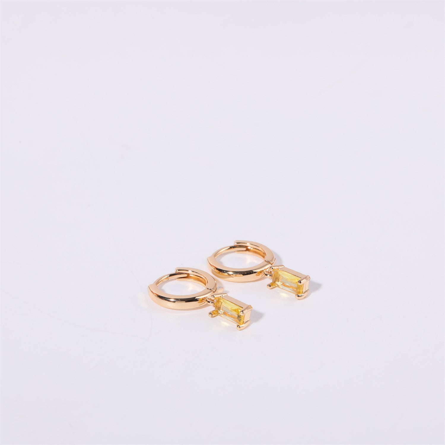 Wholesale Copper Gold Tone Birthstone Earrings for Women - Trendy Everyday Jewelry Accessory
