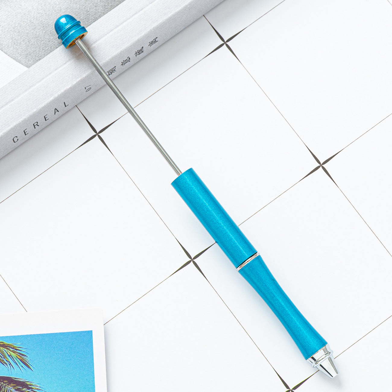 Wholesale Beadable Pens Metal Gradient Color DIY Bead Pens ACC-PN-HuaH052