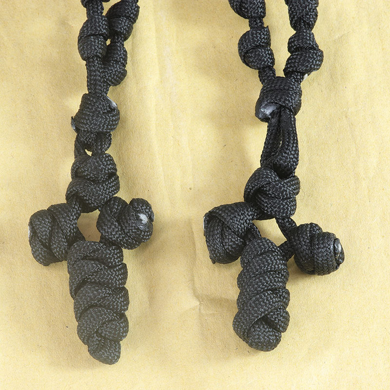 Wholesale  prayer rope hand-woven cross prayer necklace