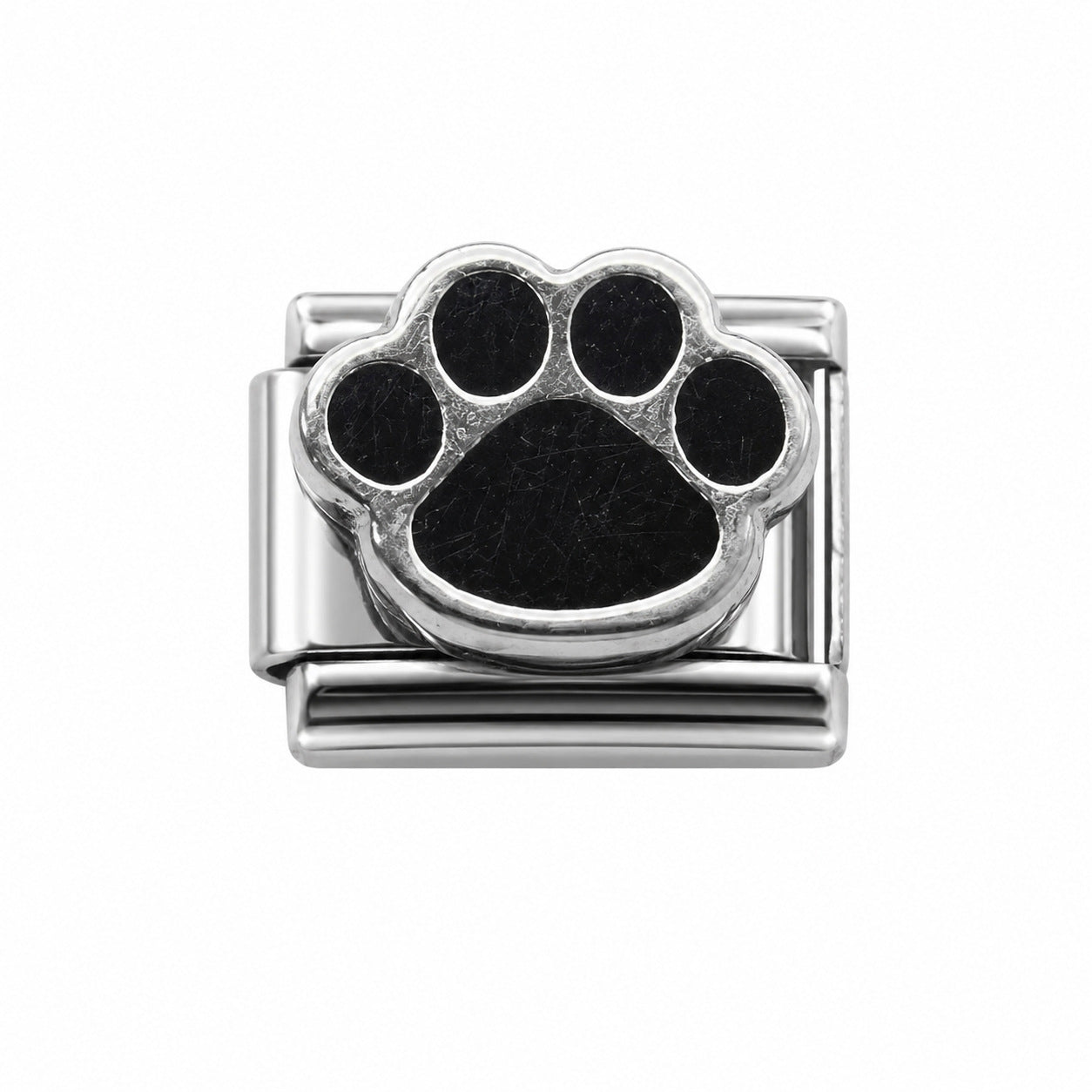 Wholesale Stainless Steel Italian Style Modular Dog Paw Animal Series Bracelet Fashion Accessory Gift