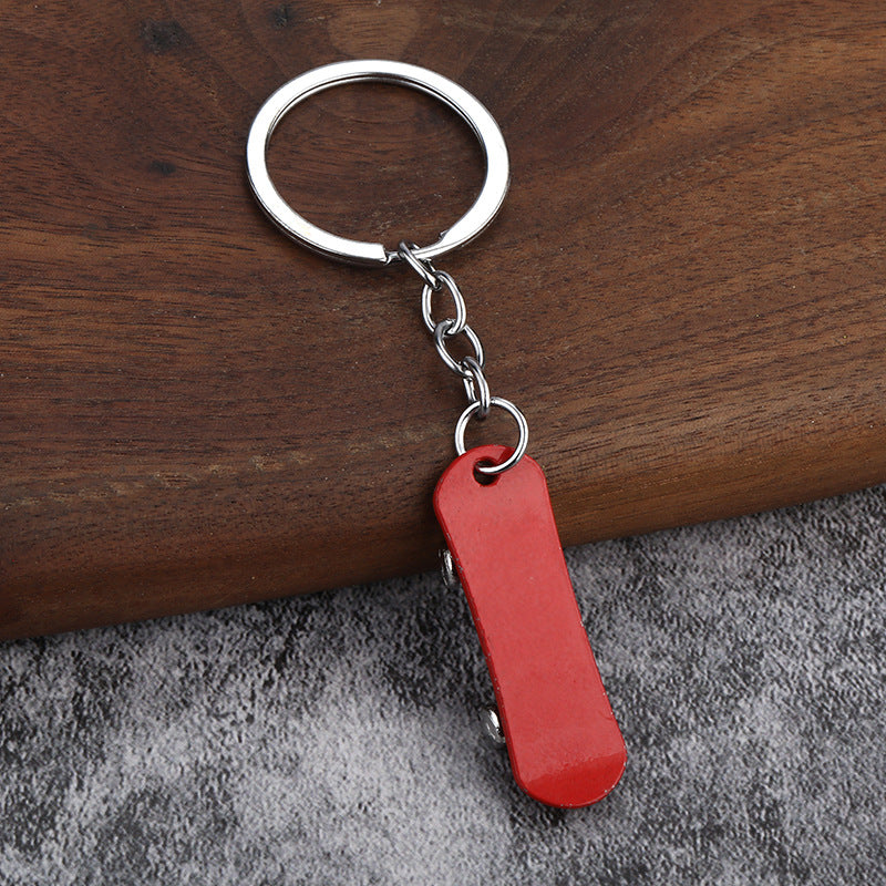 Wholesale Creative sports scooter keychain