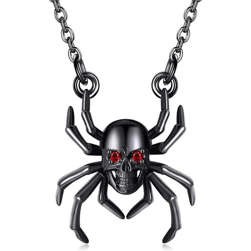 Wholesale Halloween Spider Pendant Necklace