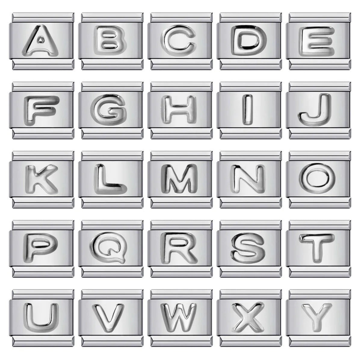 Wholesale Italian Charm Bracelet 9mm DIY punk Creative Stainless Steel Composable Bracelet