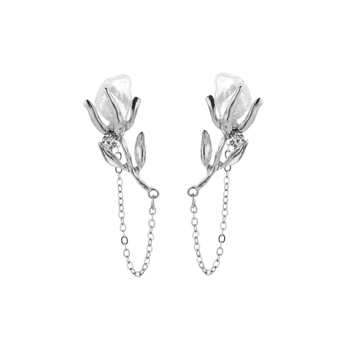 Wholesale Bow Tassel Pearl Earrings ACC-ES-MDD066