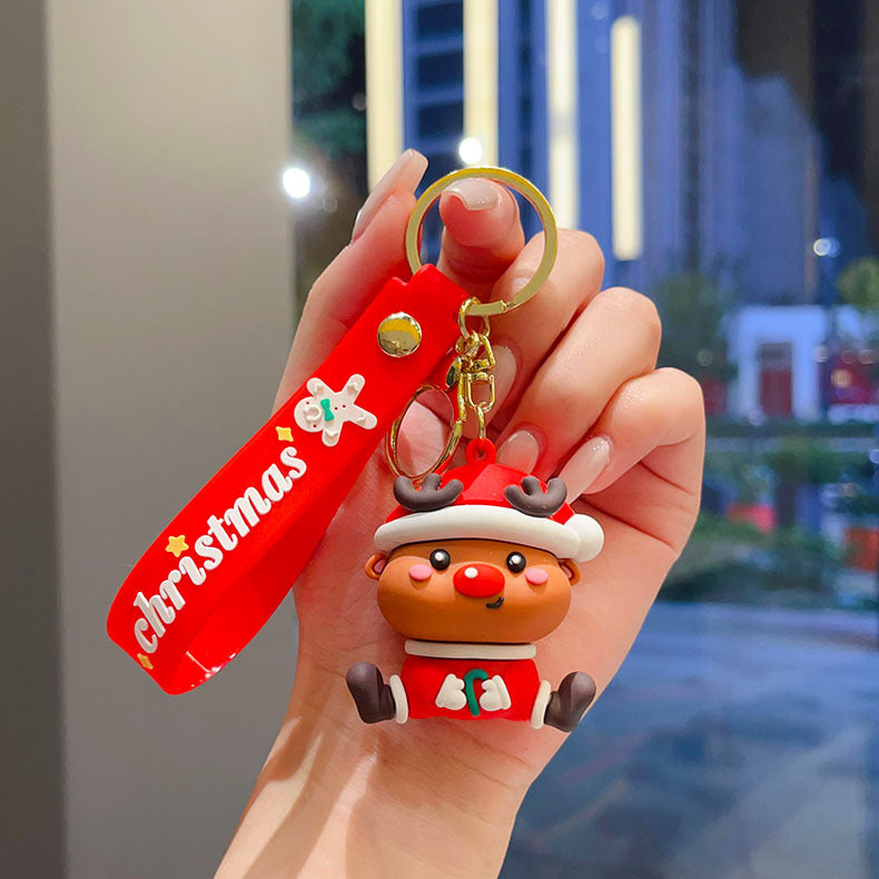 Wholesale Christmas Tree Reindeer Keychain ACC-KC-JinYao001