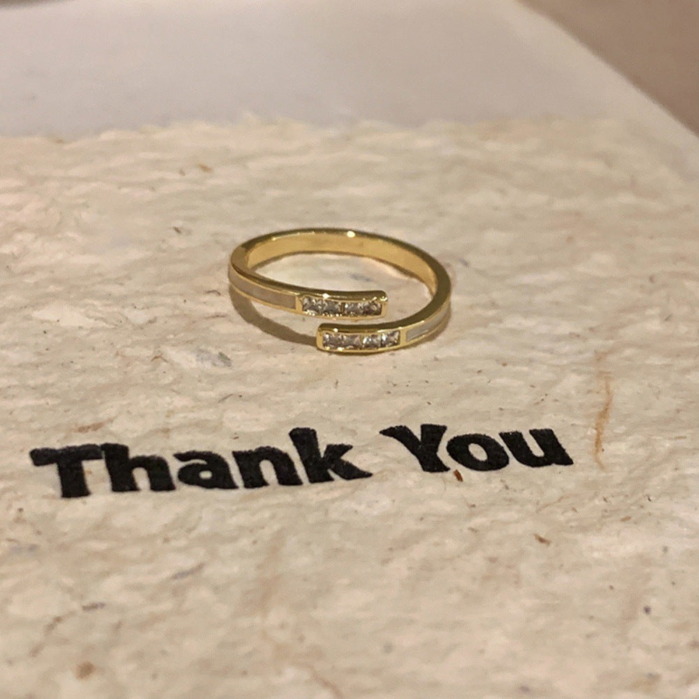 Wholesale Colorful Drip Enamel Butterfly Ring ACC-RS-Yues006