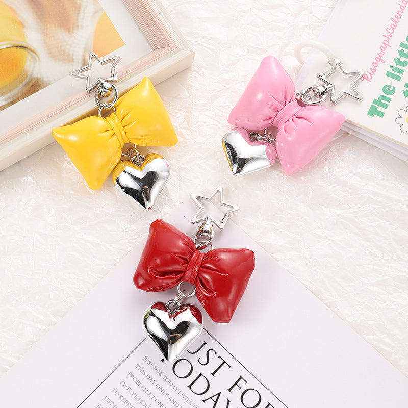 Wholesale  Leather Bow Tie Keychains