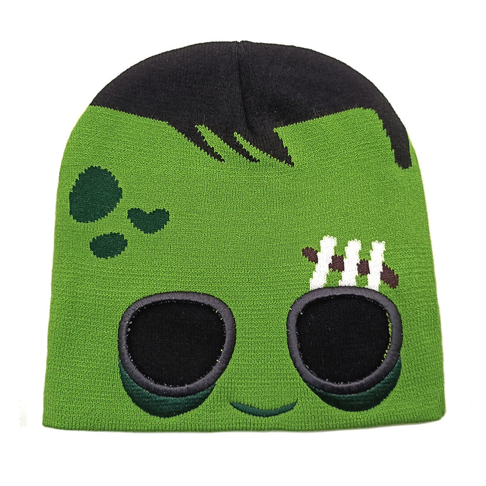 Wholesale  eye knitted wool hat Beanie