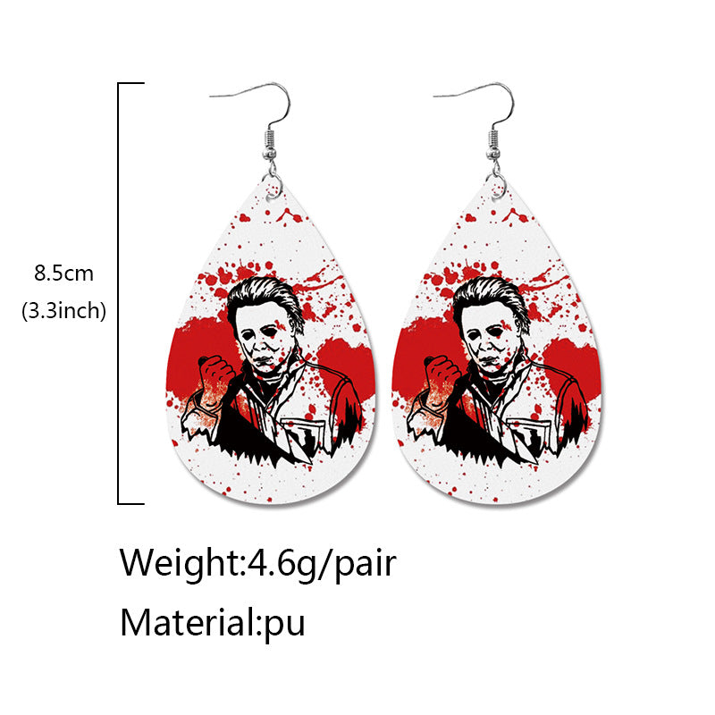 Wholesale  Earrings Blood Exaggerated Halloween Earrings