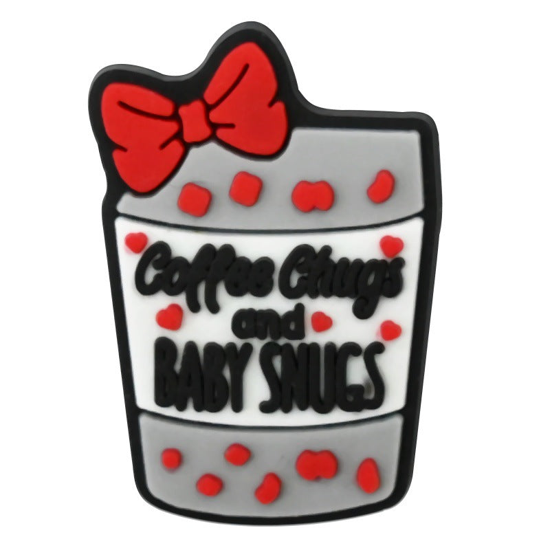 Wholesale  Random 100pcs medical series clogs PVC Soft Rubber Shoe Buckle Decoration