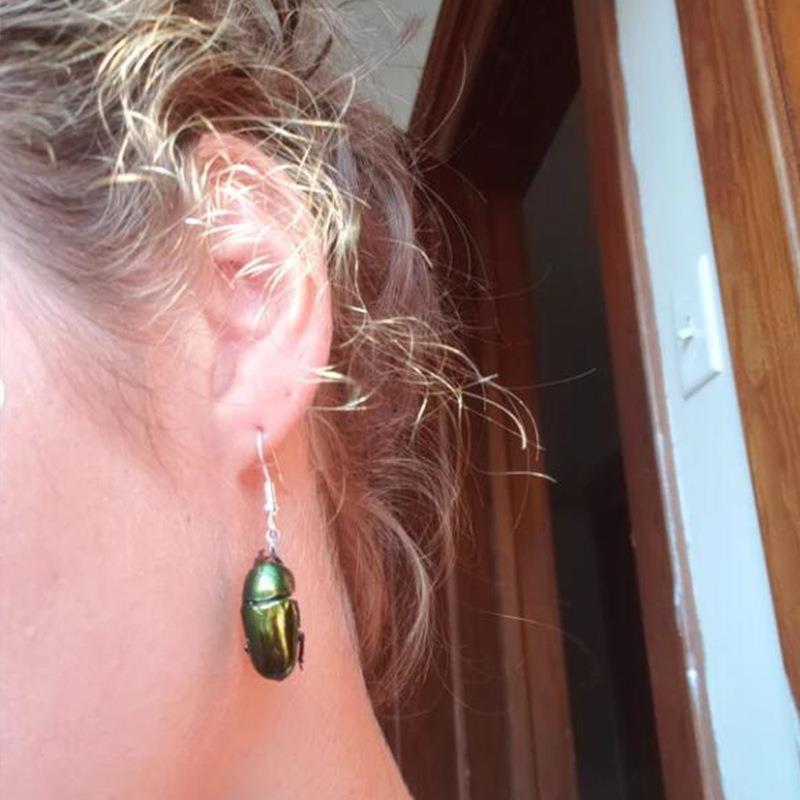Wholesale Retro Beetle Alloy Earrings – Trendy Insect Jewelry for Party Wear