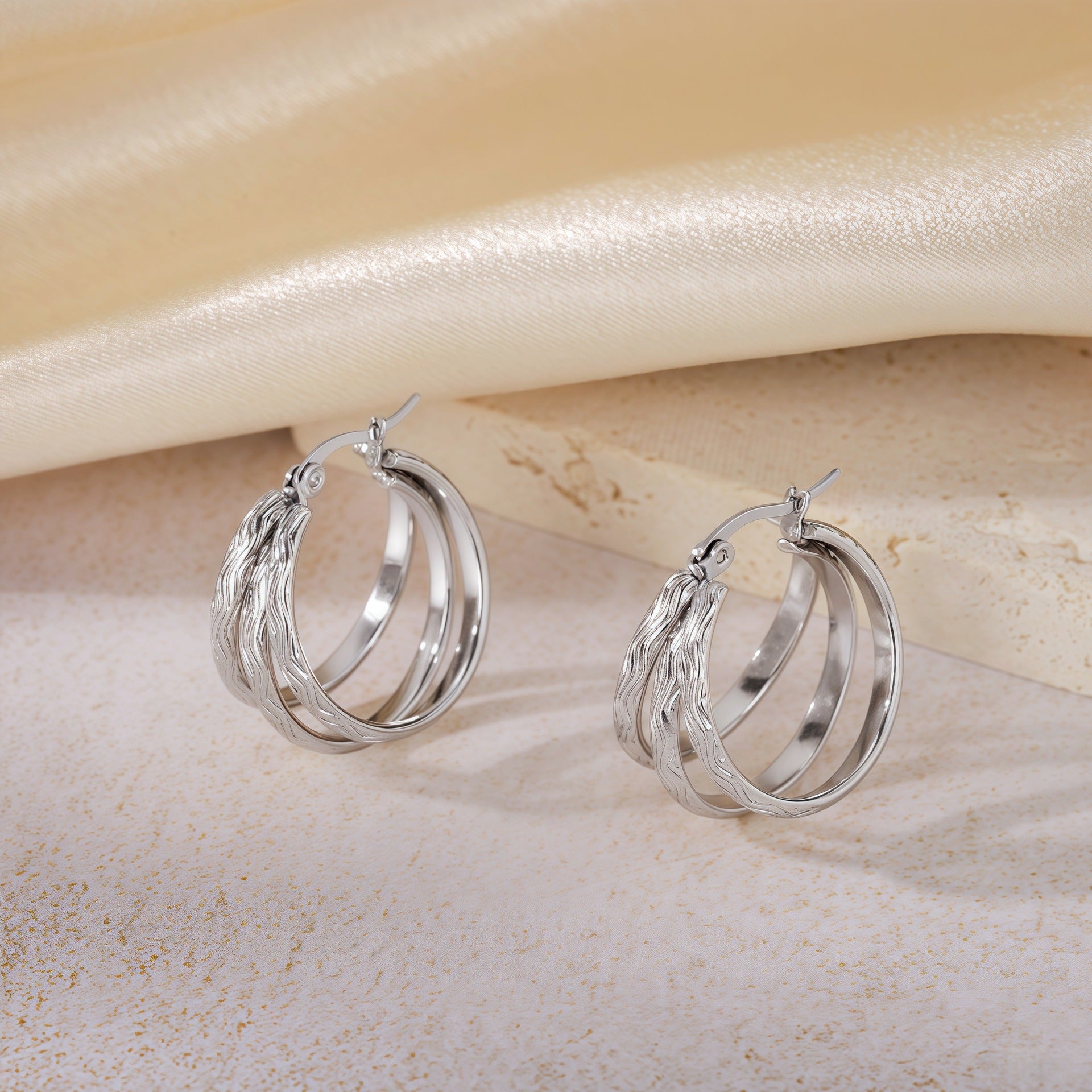 Wholesale titanium steel  non-fading earrings