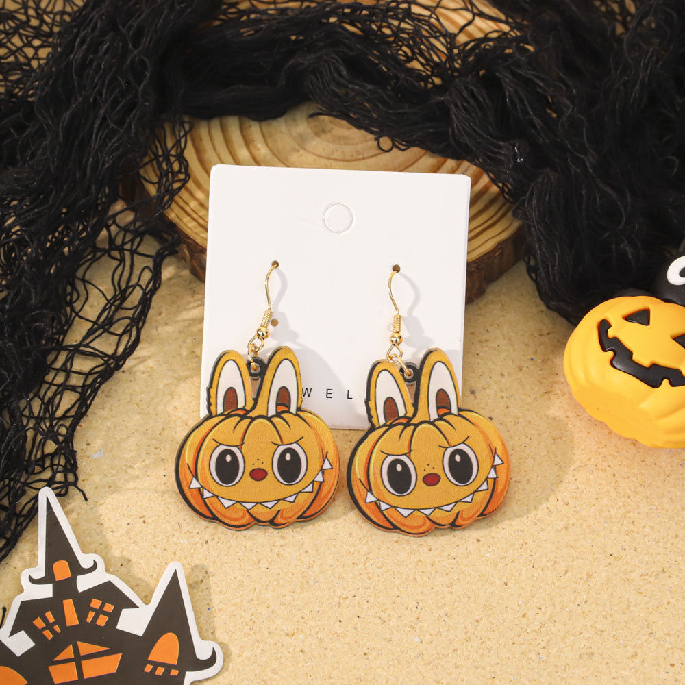 Wholesale Pumpkin Ghost Earrings