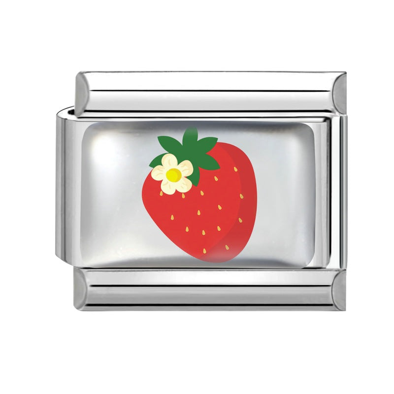 Wholesale 9mm Italian Charm Starter Bracelets DIY square Single Section Creative Stainless Steel Composable Bracelet