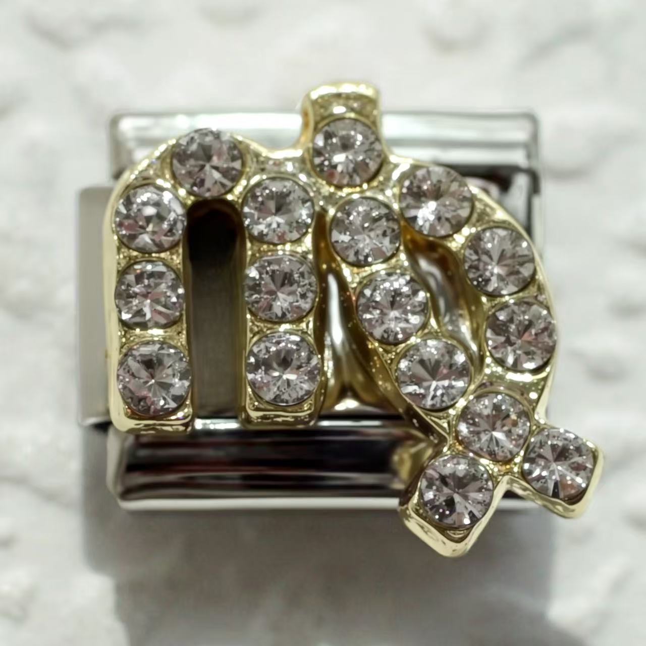 Wholesale 5pcs  Italian Charm Bracelet 9mm DIY 12 contions   Creative Stainless Steel Composable Bracelet