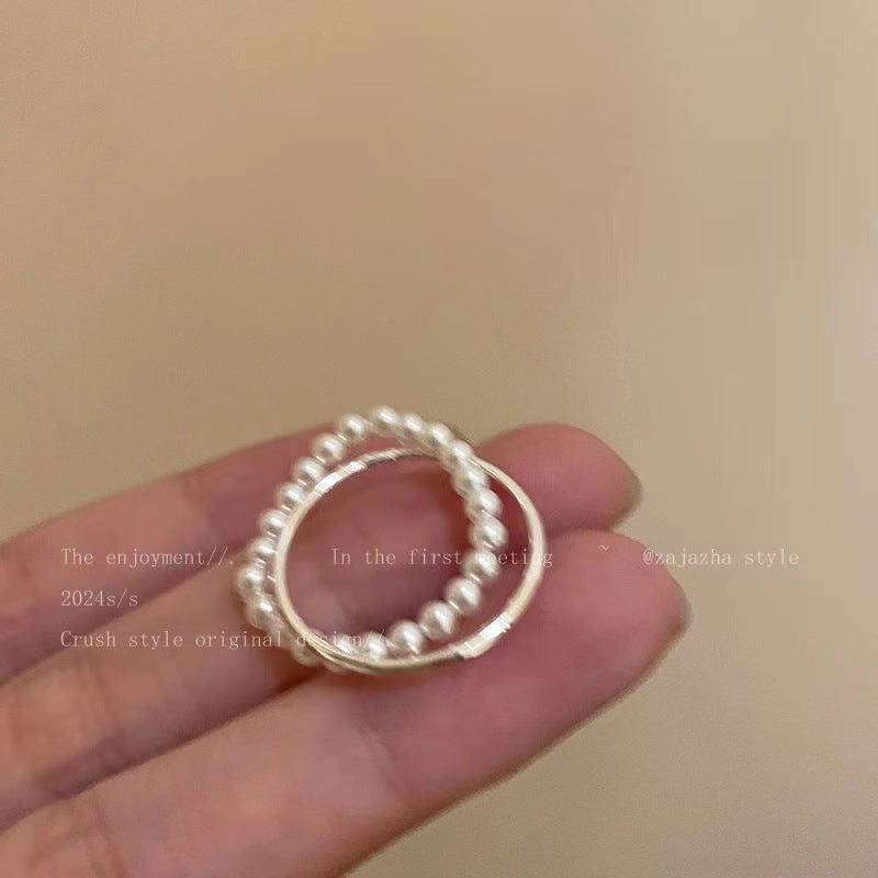 Wholesale silver Love Silk Rings Open Ring