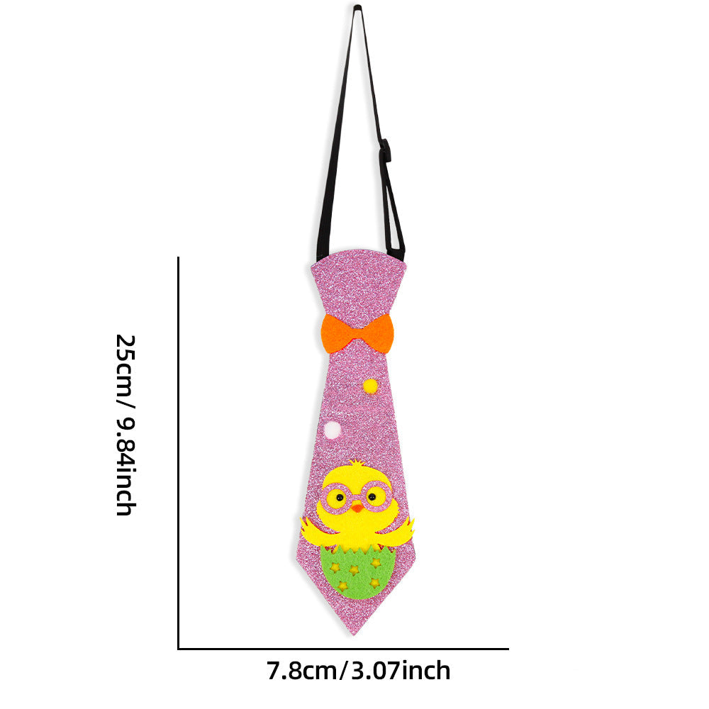 Wholesale Easter tie cartoon rabbit egg bow tie  decoration