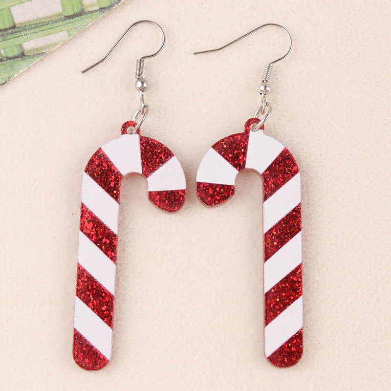 Wholesale Cartoon Christmas Series Acrylic Earrings