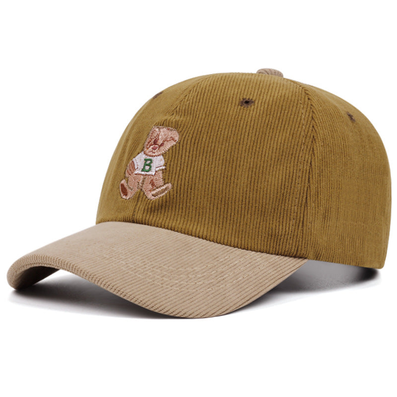 Wholesale Cute Bear Embroidery Baseball Cap