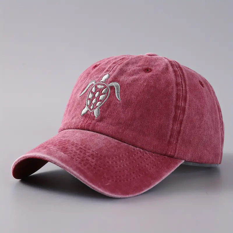 Wholesale Sea Turtle Embroidered Cotton Baseball Caps ACC-HT-TangQiu011