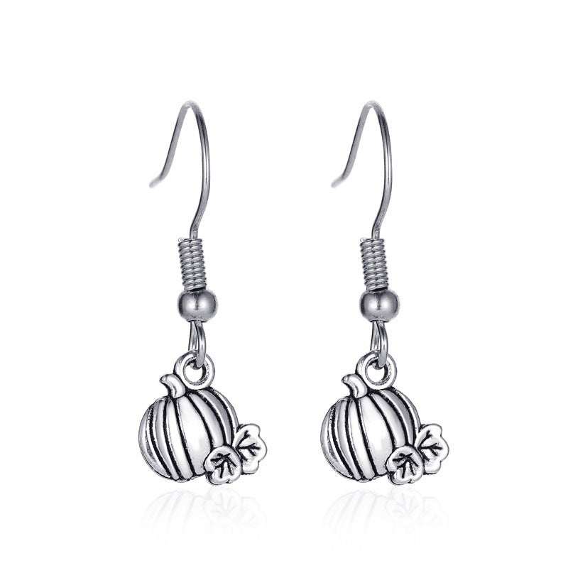 Wholesale  Pumpkin Skull Earrings for Party Wear Fashion Jewelry Accessory
