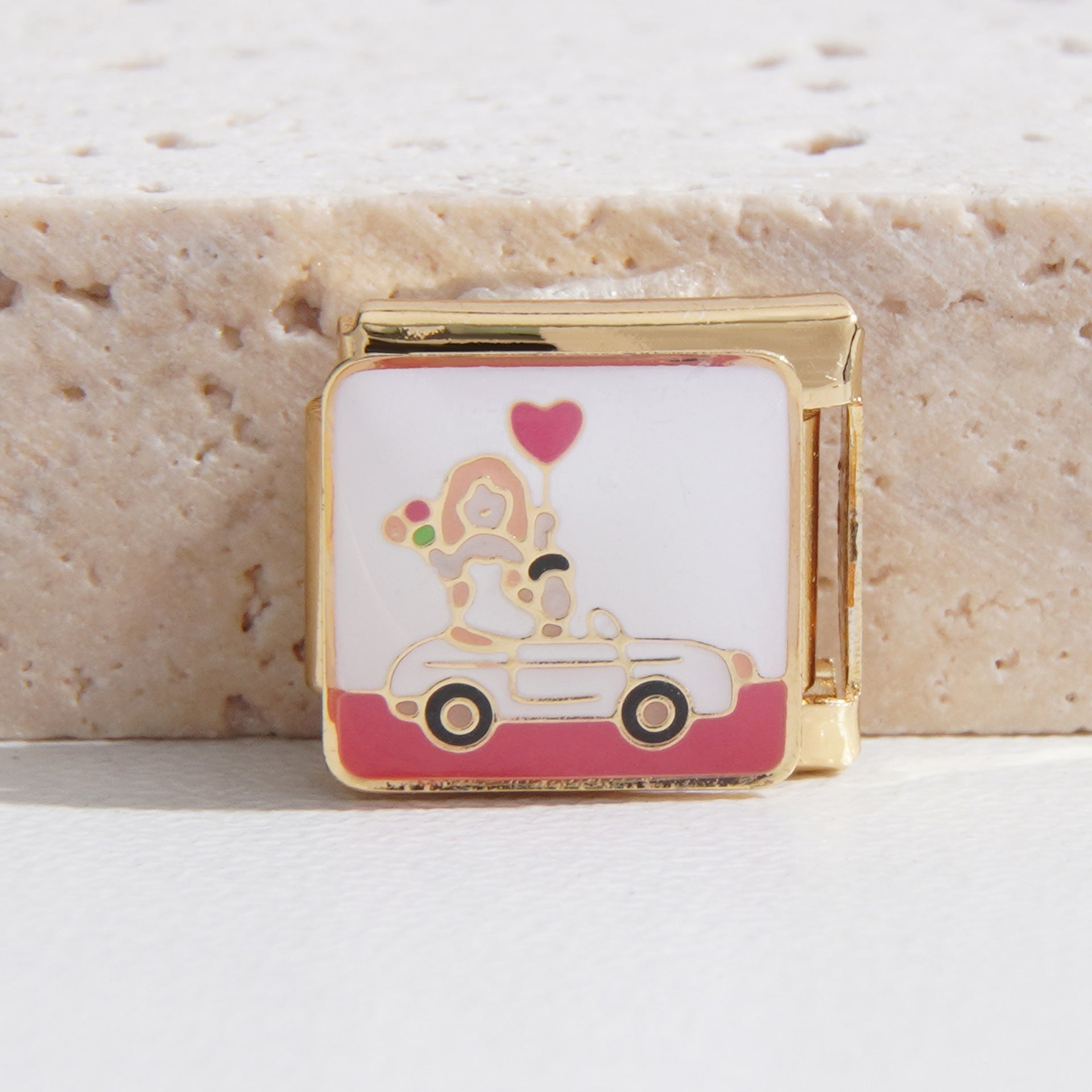 Wholesale Italian Charm Bracelet 9mm DIY Splicing Creative Pattern Stainless Steel Composable Bracelet