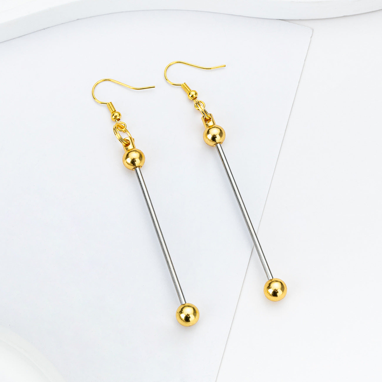 Wholesale Four color diy beaded earrings