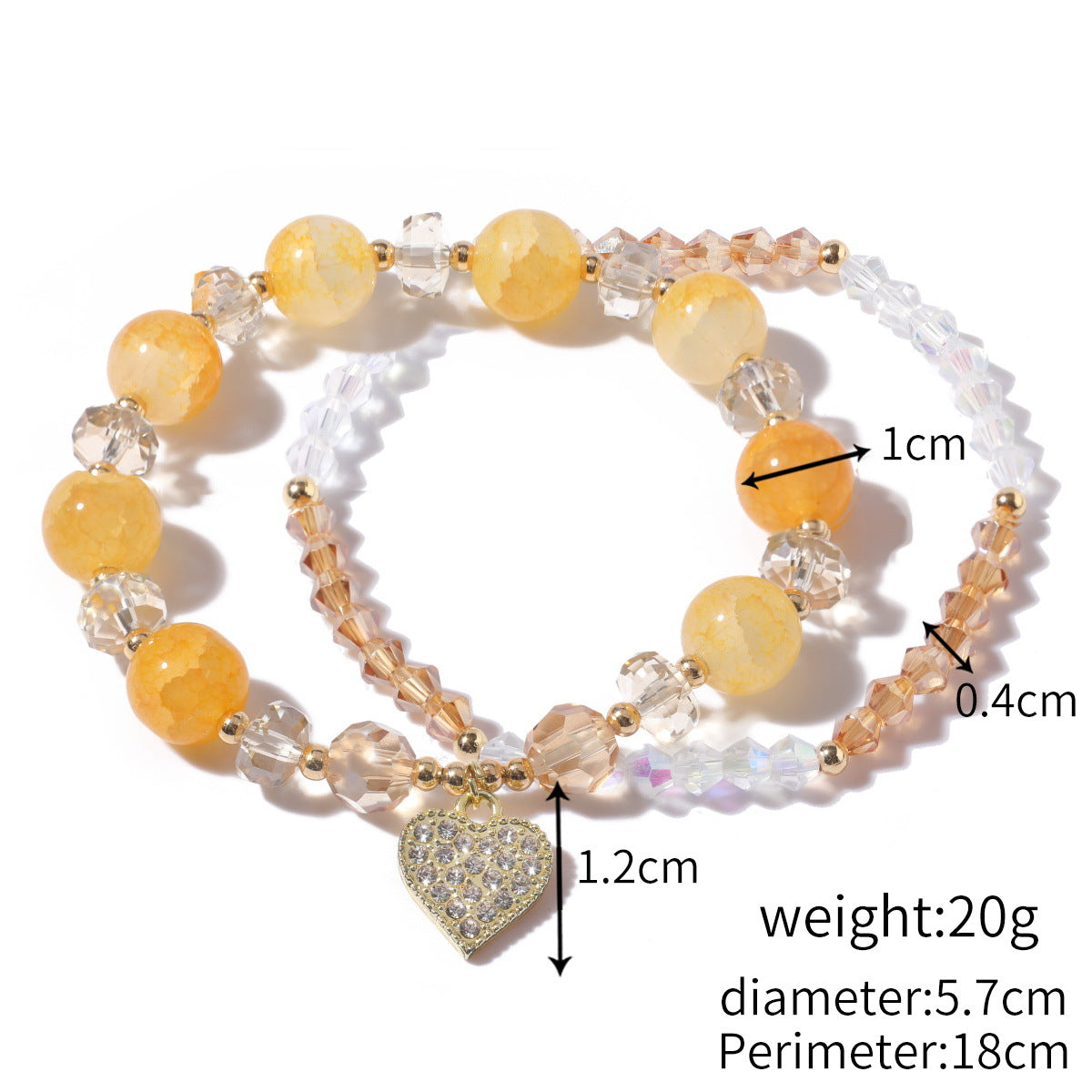 Wholesale  Amethyst Beaded Bracelet Crystal Bracelet