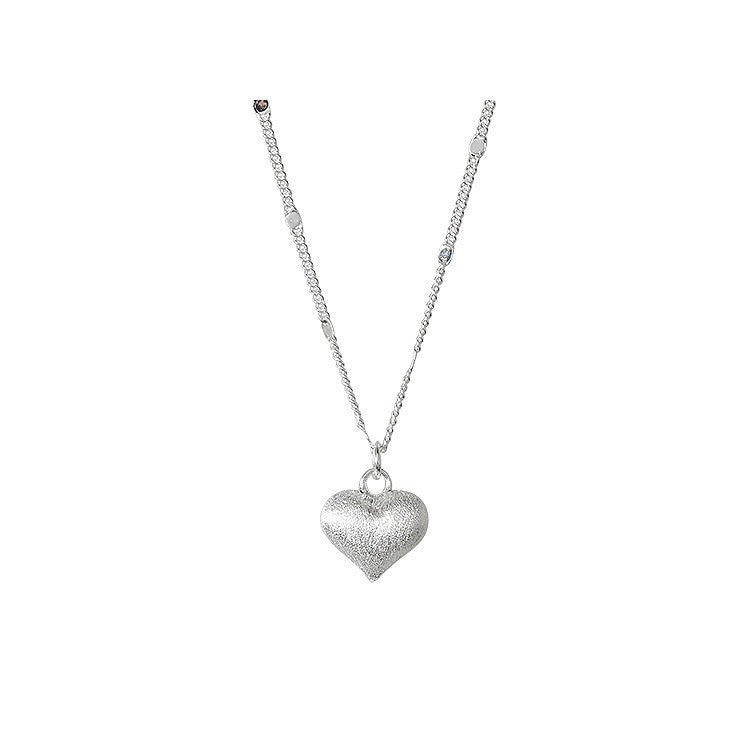 Wholesale Heart Shaped Water Wave Necklace