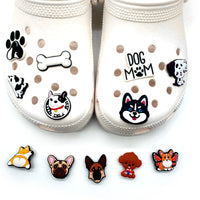 Wholesale 100pcs Random Cartoon Dog Shoes Accessories Shoes Charms