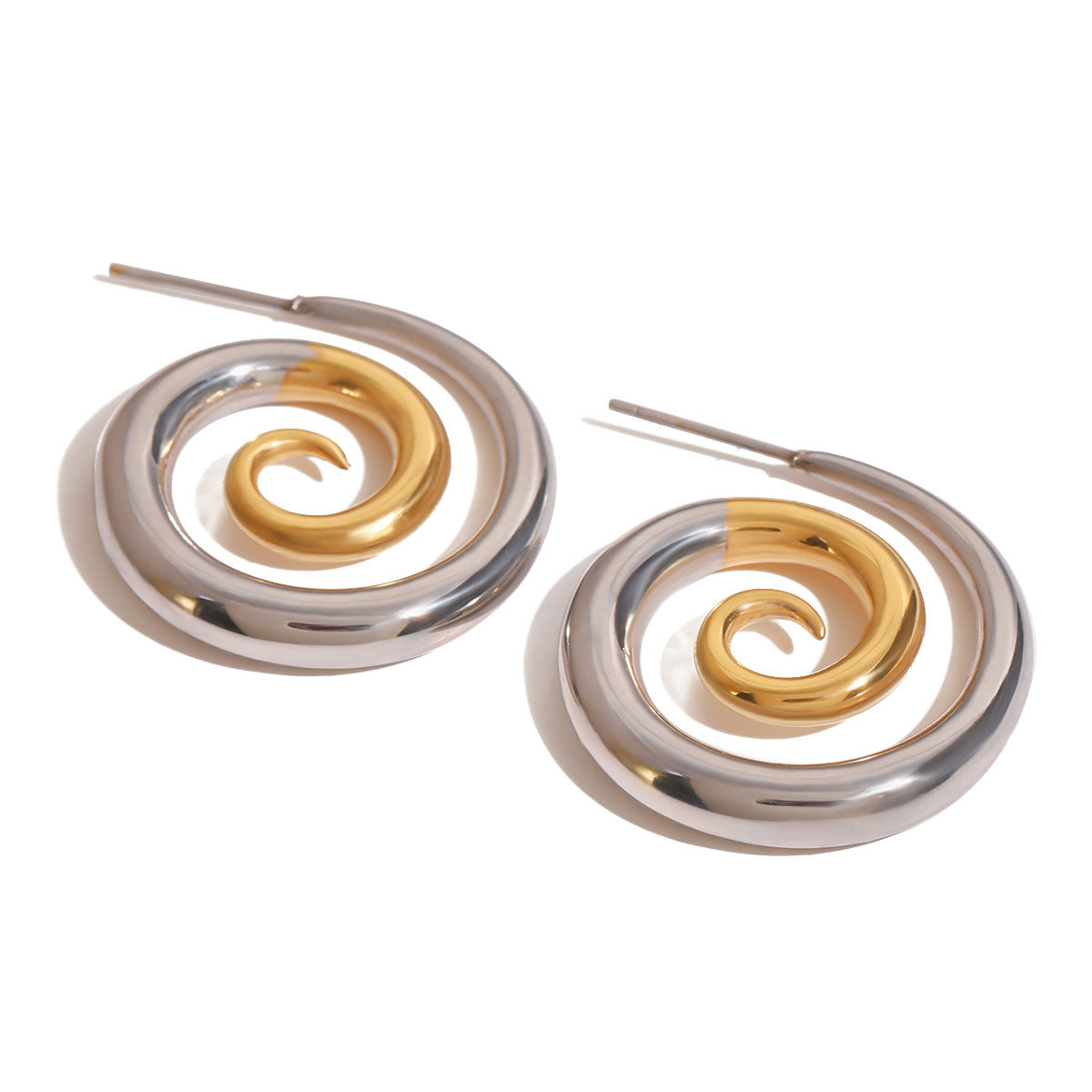 Wholesale Stainless Steel Color-matching Thread Earrings
