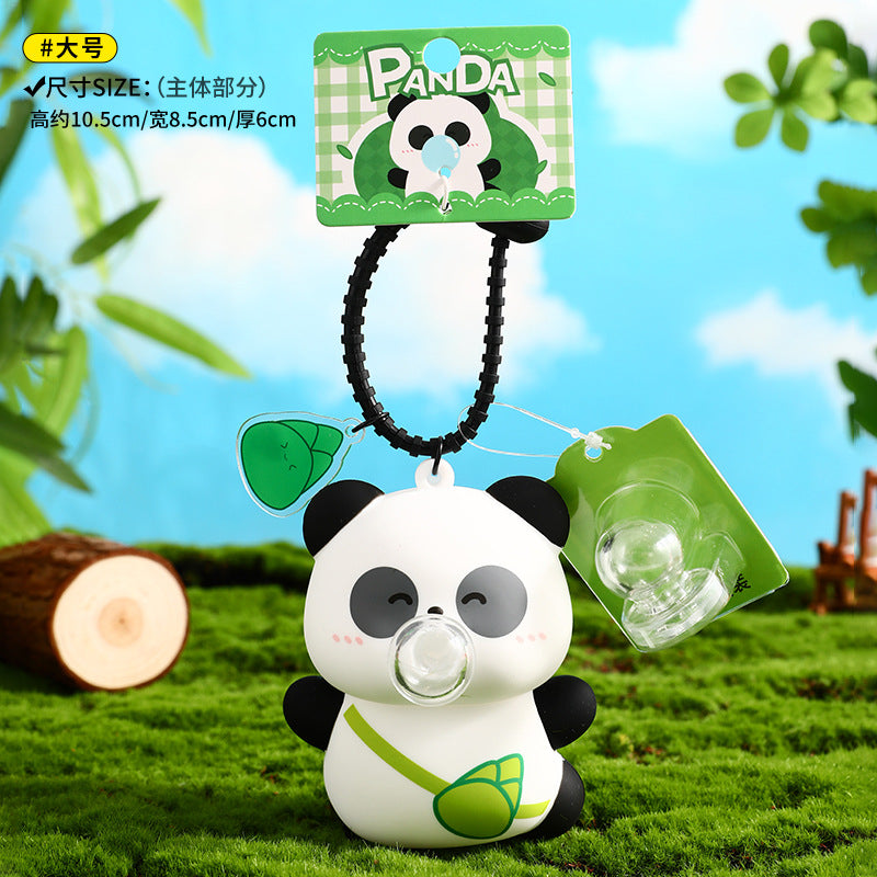 Wholesale Cartoon Dancing Bubble Panda Keychain