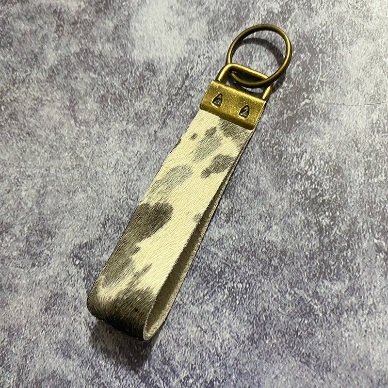 Wholesale  retro leather keychain