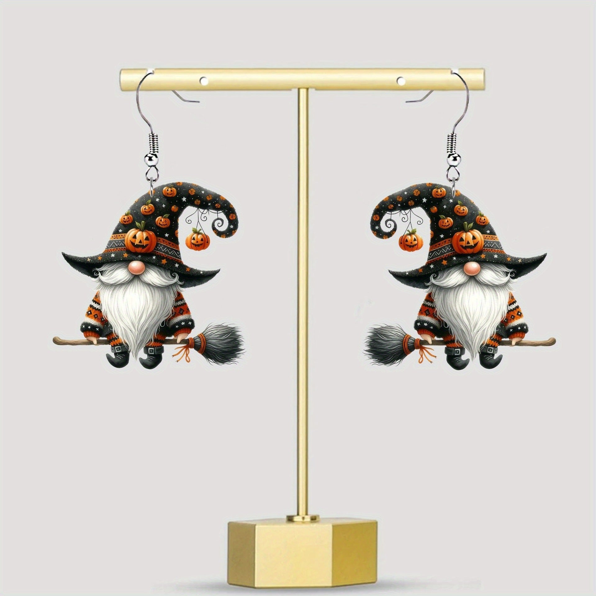 Wholesale  Charming Halloween Dwarf Cartoon Acrylic Earrings