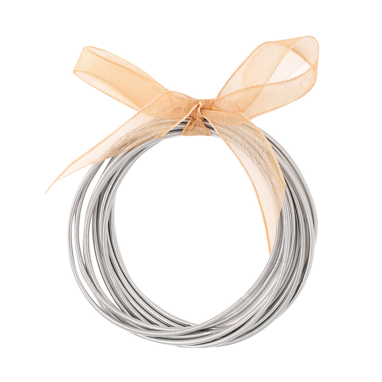 Wholesale American Independence Day Carnival Christmas Ribbon Elastic Wire Rope Bracelet ACC-BT-YTian010