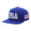 Wholesale  baseball cap embroidered USA flat brim hat